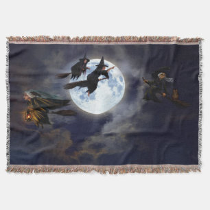 Happy Witches Throw Blanket