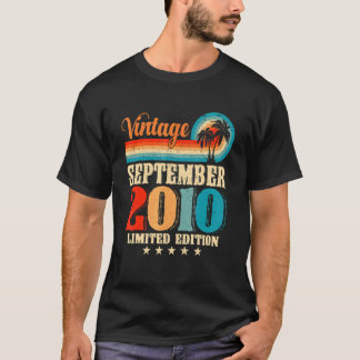 Happy With Family September 2010 12th Birthday Vin T-Shirt