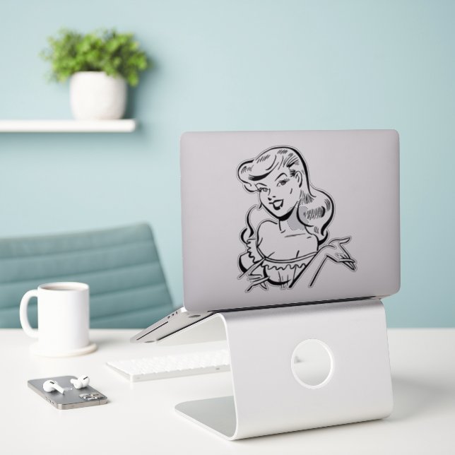 Happy woman  (Laptop On Desk)
