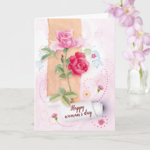 Happy woman's day card