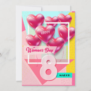 Happy women’s day! 8th March International Holiday Invitation