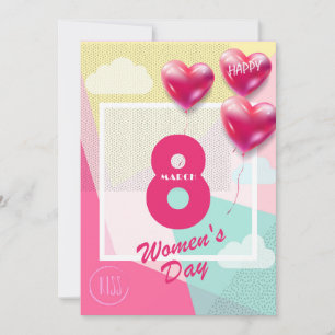 Happy women’s day! 8th March International Holiday Invitation