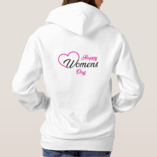 happy women's day 2026 hoodies celebration