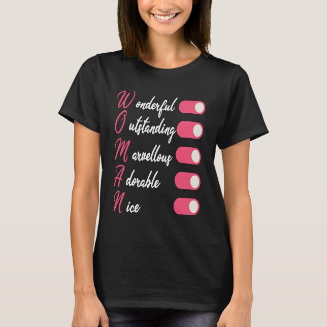 Happy Women's Day 8 March 2023 international women T-Shirt (Front)