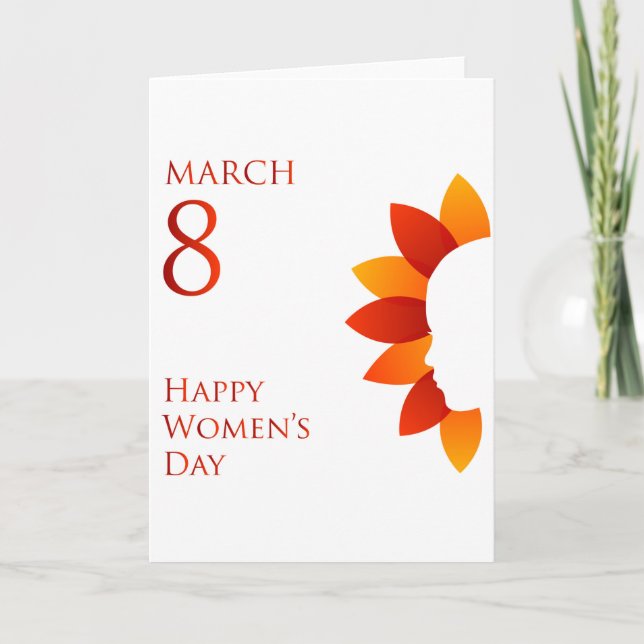 Happy womens day march 8 card (Front)
