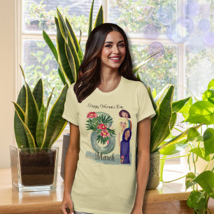 Happy Women's Day   March 8th Cream T-Shirt