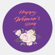 happy women's day royal purple