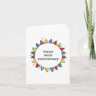 Happy Work Anniversary Card