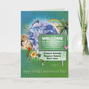 Happy World Environment Day Card