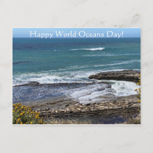 Happy World Oceans Day! Postcard