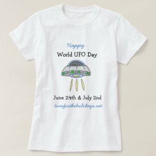 Happy World UFO Day June 24th T-Shirt
