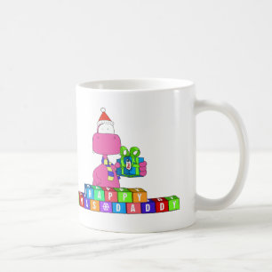 happy xmas daddy coffee mug