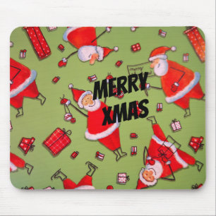 Happy Xmas Santa Mouse Mat