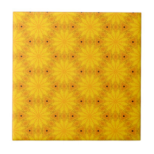 Happy Yellow Boho Tile