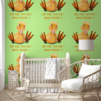 Happy Yellow Duck Custom Text Funny