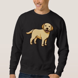 Happy Yellow Labrador Sweatshirt