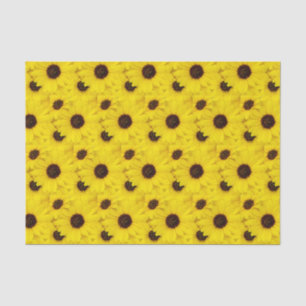 Happy Yellow Sunflowers Tissue Paper