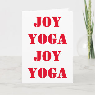 Happy Yoga ing! Holiday Card