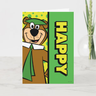 Happy Yogi Bear Card