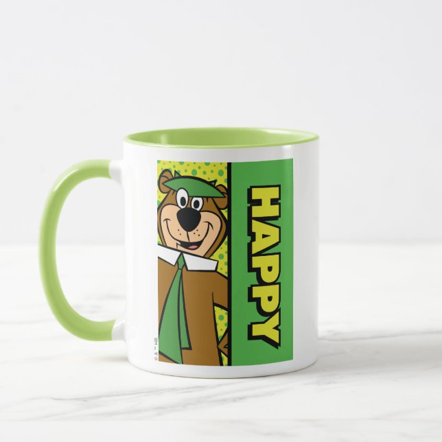 Happy Yogi Bear Mug (Left)