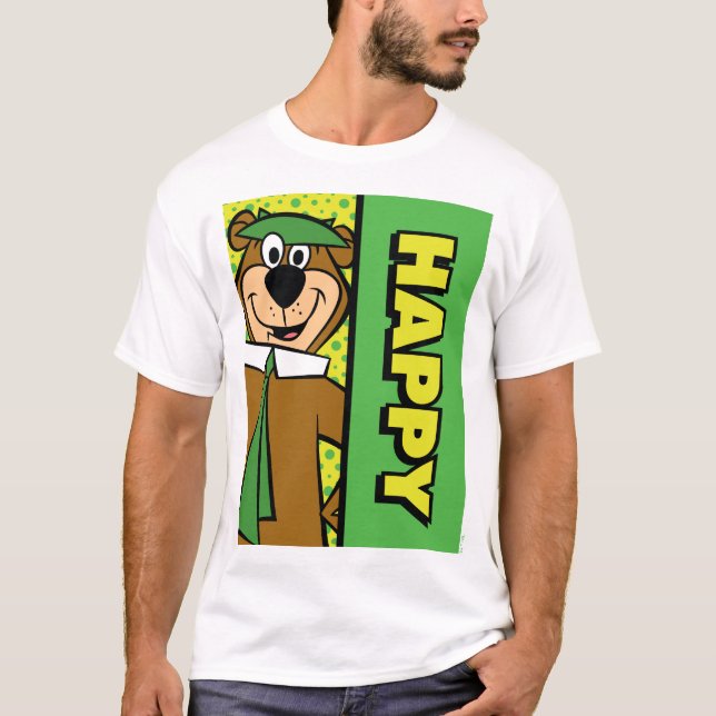 Happy Yogi Bear T-Shirt (Front)