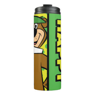 Happy Yogi Bear Thermal Tumbler