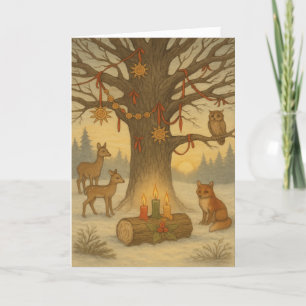 Happy Yule Holiday Card