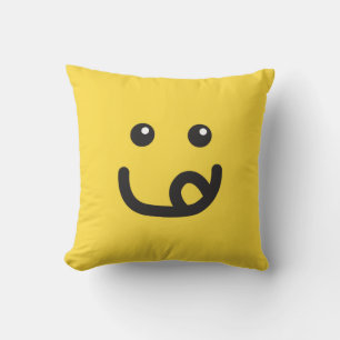 Happy Yummy Face_banana yellow Cushion