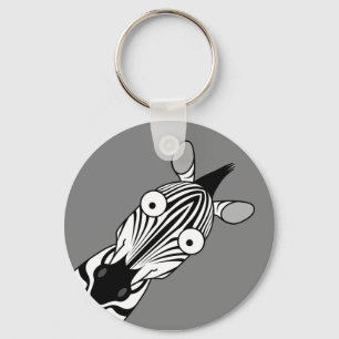 HAPPY ZEBRA KEYCHAIN