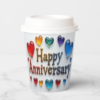 HappyAnniversary Paper cup