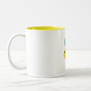 HappyBee Collection Two-Tone Coffee Mug