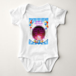 HappyBirthday To you Baby Bodysuit
