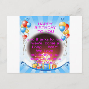 HappyBirthday To you Postcard