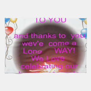 HappyBirthday To you Tea Towel