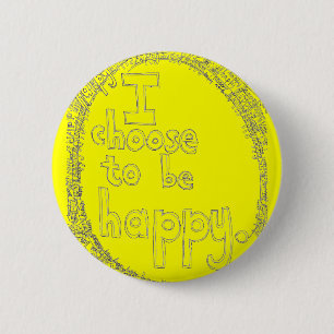 HappyChoice 6 Cm Round Badge