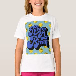 Happycore Smiley Face – take a break T-Shirt