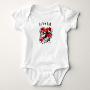 "HappyDay Sunshine Smile – Trendy T-Shirt Logo for Baby Bodysuit