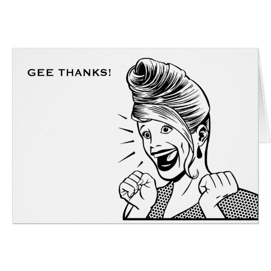 Happygal_stampart, GEE THANKS! Card