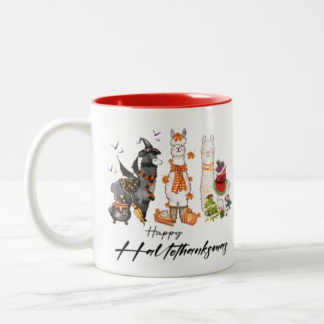 HAPPYHALLOTHANKSMAS MUG (Left)