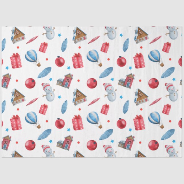 HappyLand Christmas Design 1 Tissue Paper (Front)