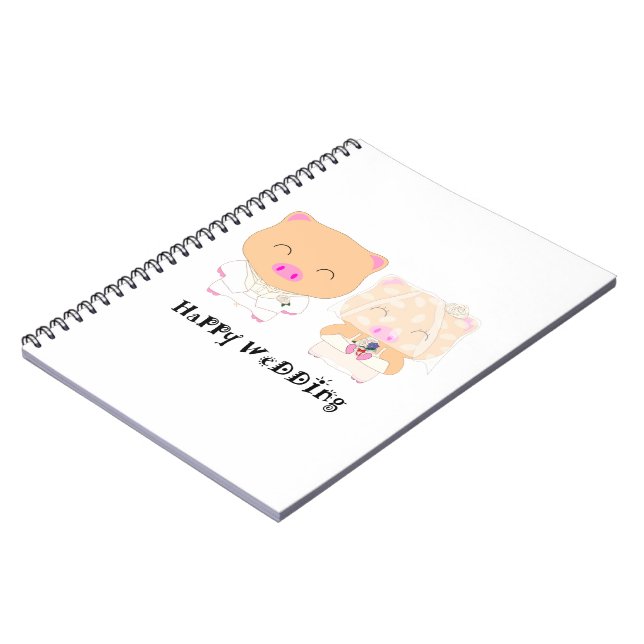HappyWedding Notebook (Left Side)