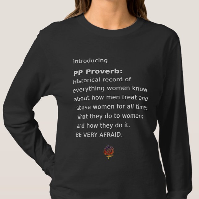 HappyWorkT INTRODUCING THE PP PROVERB  T-Shirt (Creator Uploaded)
