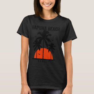 Hapuna Beach Hawaii Surfing Surfboarding T-Shirt