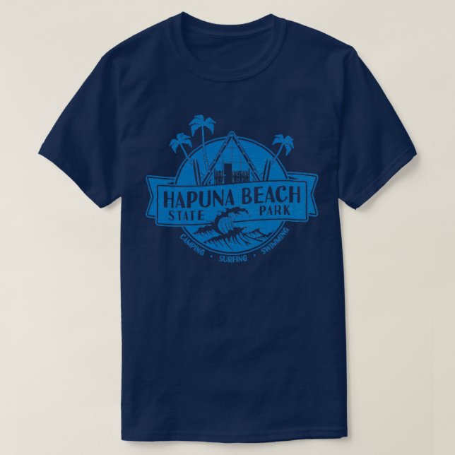 Hapuna Beach State Park T-Shirt (Design Front)