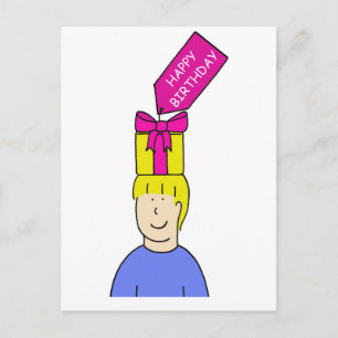 Hapy Birthday Hairstylist Postcard