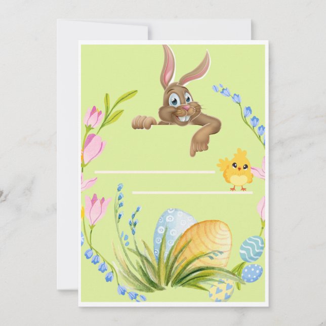 Hapy Easter Invitation (Front)