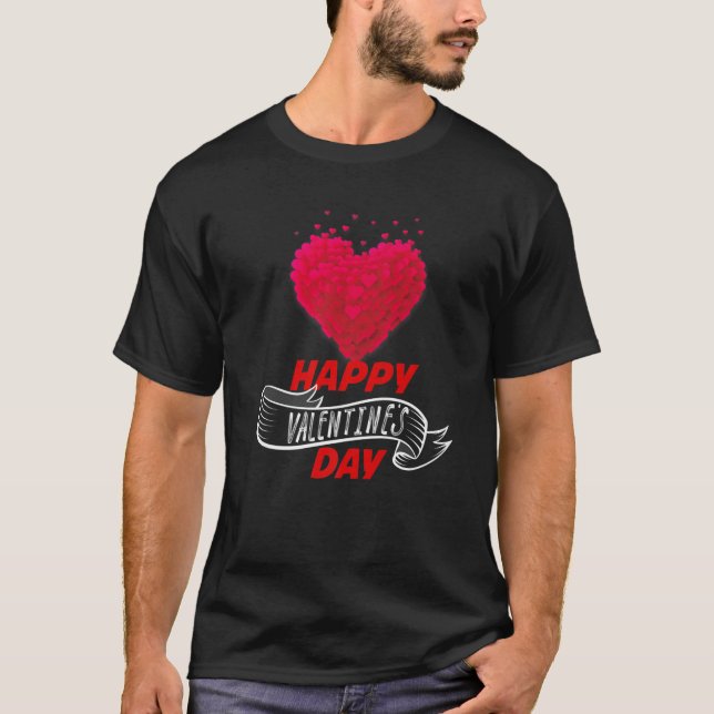 Hapy Valentine's Day Matching Gift T-Shirt (Front)