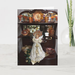 Har-Ber Village angel Greeting Card