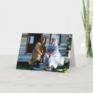 Har-Ber Village Pioneer women Greeting Card 15c