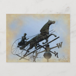 Har-Ber Village weathervane Postcard